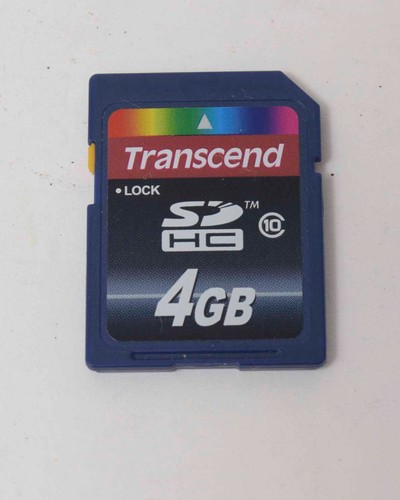Transcend 4gb sdhc card - transcend, sd