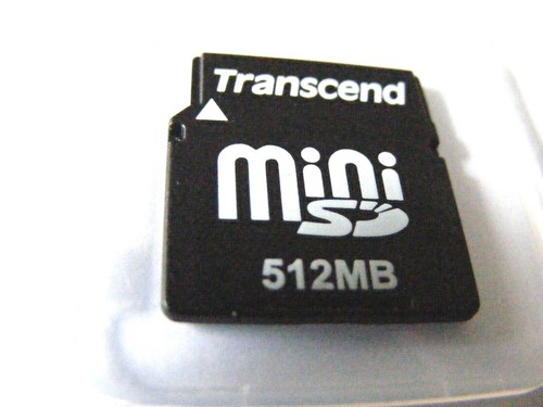 Scheda mini 512mb minisd - scheda, (minisd