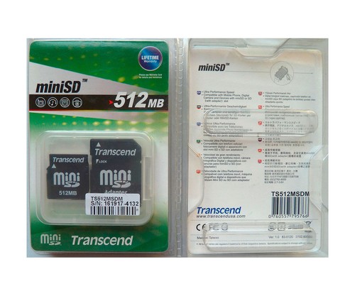 Tarjeta memoria mini - mini, 512