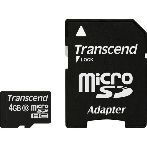 Micro sdhc transcend 4gb - tf,