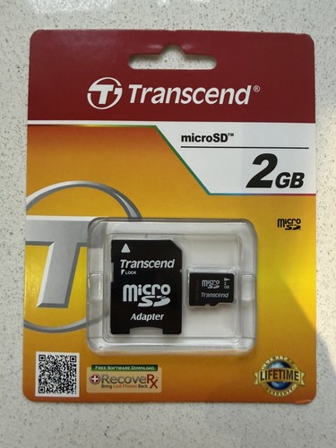 Nuova microsd transcend 2gb - microsd,