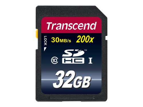 Transcend sdhc 32gb class - sdhc,