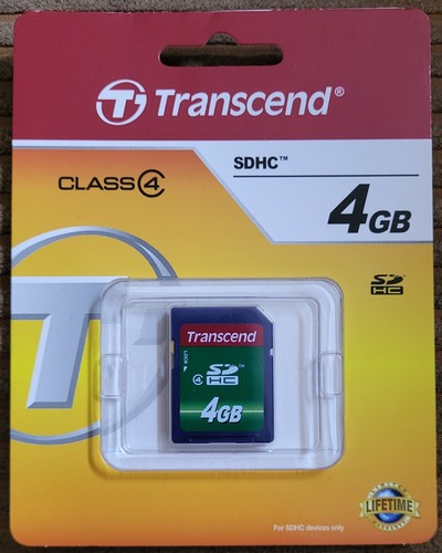Transcend sdhc 4gb scheda - 4gb,